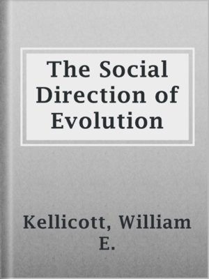 cover image of The Social Direction of Evolution